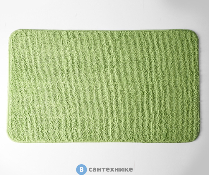 Коврик WasserKRAFT Vils BM-1001 Kiwi для ванной комнаты 75х45 см микрофибра