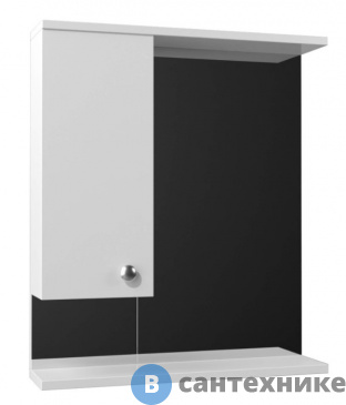 картинка Зеркало-шкаф Loranto Моника 60 левый (600*695*150) без светильника (CS00047789)