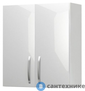 картинка Шкаф De Aqua Трио Люкс подвесной Белый (185075)