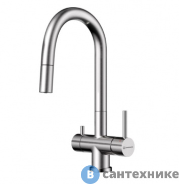 картинка Смеситель OMOIKIRI Akita-S-BN нержавеющая сталь (4994302)