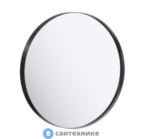 Зеркало Aqwella RM в металлической раме 60, черный (RM0206BLK)