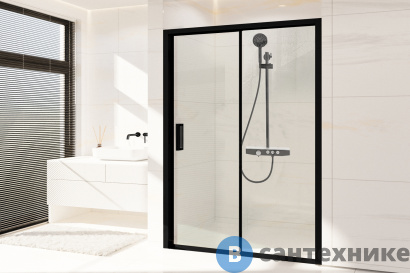 картинка Душевая дверь Royal Bath ACCORD RB HS-T-BL 170x200 (прозрачное) (RB170HS-T-BL)