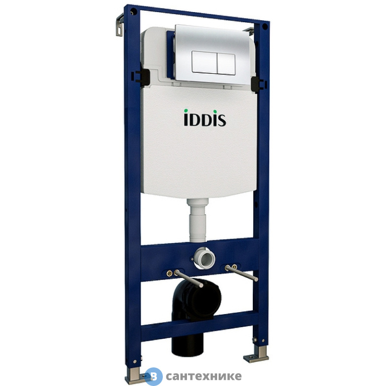 Инсталляция IDDIS Optima Home OPH00GCi32K + клавиша смыва, хром