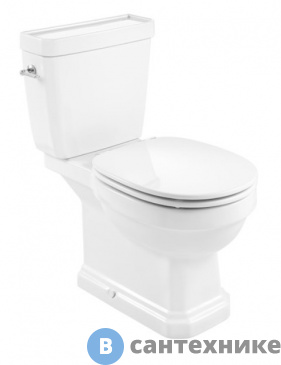 картинка Унитаз напольный Roca CARMEN 3420A7000 двойной выпуск rimless (без бачка)