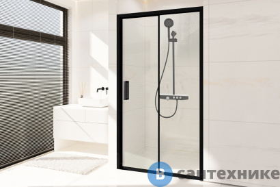 картинка Душевая дверь Royal Bath ACCORD RB HS-T-BL 100x200 (прозрачное) (RB100HS-T-BL)