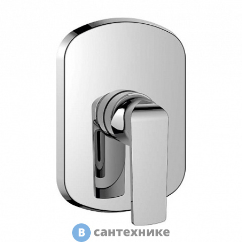 Смеситель Cezares GLOBO-F-DIM-01 встраиваемый, однорычажный для душа, хром