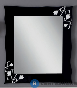 картинка Зеркало Cezares ANTHONY 990.04 Decorato Rosa (80x90)