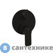 Смеситель Paini Viva Style P4YO6911 для ванны встраиваемый, чёрный