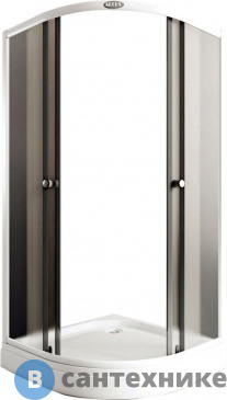 картинка Душевой уголок Arcus AS-301-8 (80х80) матовое стекло, низкий поддон