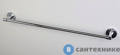 картинка Штанга для полотенец WasserKRAFT Isen K-4030 металл, хромоникелевое покрытие