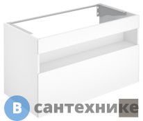 Тумба под раковину Keuco STAGELINE 1 ящик, без подсветки, 1000x625x490 мм, к/ф: инокс (32872290000)