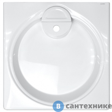 картинка Раковина AZARIO Lindi (597*595*90) +сифон (CS00078504)