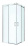 Душевой уголок Berges GELIOS 1000x1000x1950 прозрачное стекло, 8 мм, профиль хром (061027), без поддона
