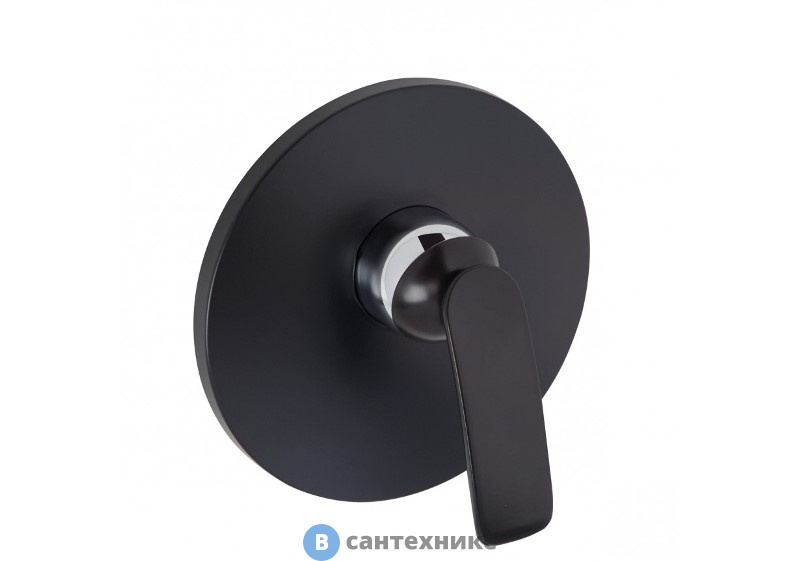 Смеситель Kludi 526558775 BALANCE встраиваемый, для душа, чёрный матовый/хром