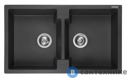 картинка Кухонная мойка Reginox Amsterdam 20 Black Silvery 3,5" (R31001)