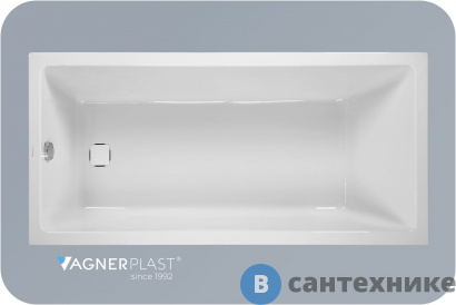 картинка Ванна акриловая VagnerPlast CAVALLO 170*75*45 BIANCO (VPBA170CAV2X-04)