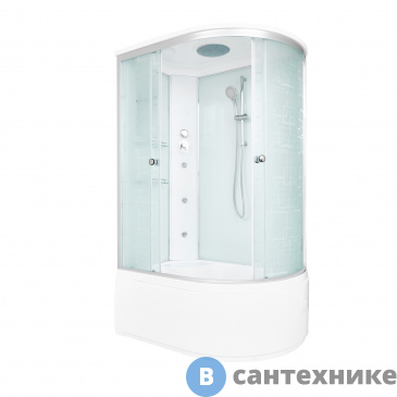 картинка Душевая кабина Deto EM4512L с гидромассажем 