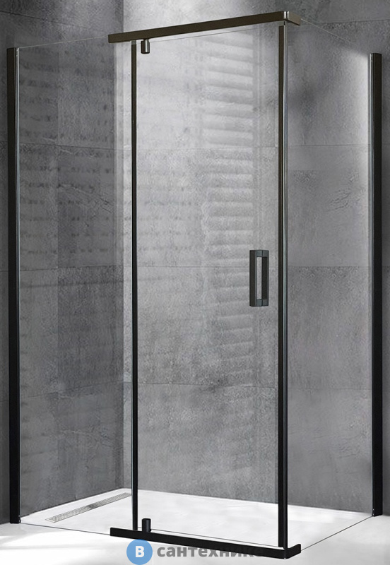 Душевой уголок Royal Bath RB HPVD-T-BL 130х80х185 (прозрачное) (RB8130HPVD-T-BL), без поддона