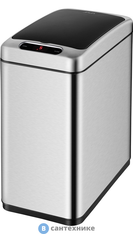 Ведро WELTWASSER WW NAVY MT 8L Матовая сталь