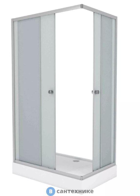 Душевой уголок Niagara NG-118-14Q (1100х800х1950) низкий поддон, стекло матовое