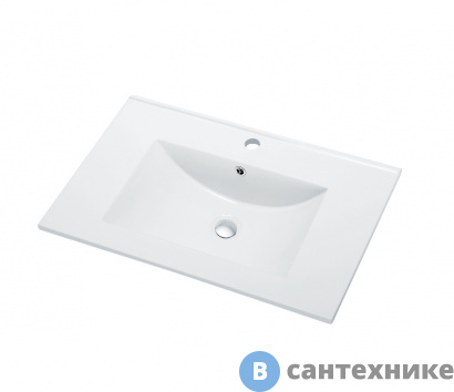 картинка Раковина Orange B03-800W встраиваемая белая