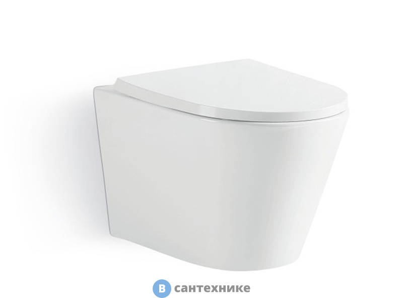 Унитаз подвесной Timo INARI TK-503 MB (490*380*365)