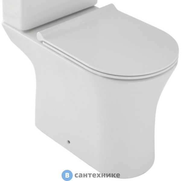 Чаша унитаза Jacob Delafon UJAL102-0 ALEO без бачка, технология Rimless, с креплением, без сиденья