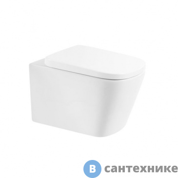 картинка Унитаз BelBagno ALBANO BB120CHR подвесной безободковый с креплением без сиденья