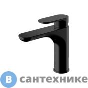 Смеситель Gattoni H2Omix7000 для раковины с донным клапаном, Nero Opaco (7004570NO)