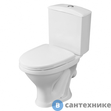 картинка Унитаз-компакт Santeri Вест белый (+арм, крепл.,сид.)