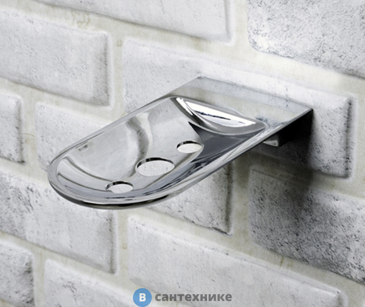 Мыльница WasserKRAFT Kammel K-8369 решетка металл, хромоникелевое покрытие