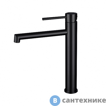 картинка Смеситель BOCH MANN STELLA BM20J1B для раковины, чёрный (BM9130)