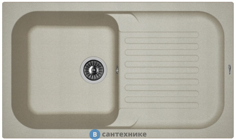 Кухонная мойка FLORENTINA Арона 860, грей FS (20.225.D0860.305)