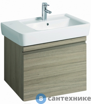 картинка Тумба под раковину Keramag 869752000 RENOVA NR.1 PLAN /67,6х58,6х43,8/ (светлый вяз)