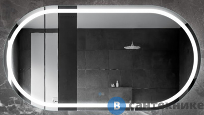 картинка Зеркало Cezares со встроенной подсветкой, сенсорным выключателем и подогревом CZR-SPC-GIUBILEO-1500-800-TCH-WARM, 12V, 220-240V, 1500x800x30