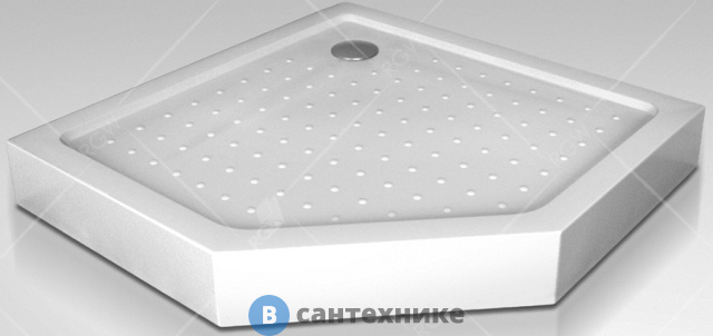 Душевой поддон RGW LUX/TN-TR /трапеция 90*90 (для PA-86) (16180599-41), без сифона