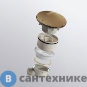 Сифон для душевых поддонов RGW Velplex QYD-01 золото (18241101-06)