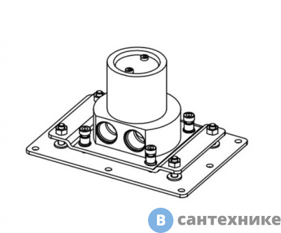 картинка Встраиваемая часть Antonio Lupi Ayati излива, для арт. AY920/AY921/AY922 (AY921IN)