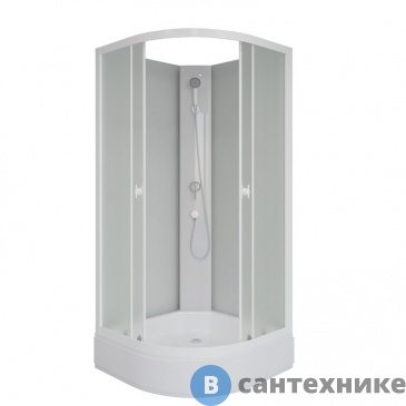 картинка Душевая кабина Niagara Promo P90/26/MT/BK (900х900х1950)