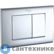 Кнопка смыва Boheme 656 для инсталляции, пластик CHROMO, глянец, квадратная