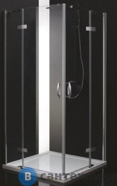картинка Душевой уголок Cezares BERGAMO-W-A-2-100-C-Cr 1000x1000x1950, без поддона