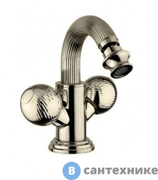 картинка Смеситель Cezares OLIMP-BS2-02-M на биде с донным клапаном, бронза