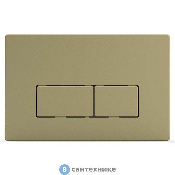 Клавиша смыва AZARIO золото (квадратная) (AZ-8200-0091/AZ-P58-0160)