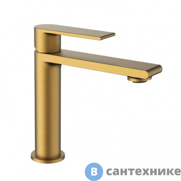 картинка Смеситель Vincea Vogue VBF-1V1BG для раковины, однорычажный, брашированное золото