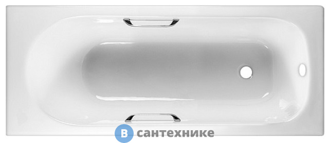 Чугунная ванна BYON 13 1700х700 хр. ручки (без ножек)