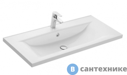 картинка Раковина Акватон Айрис 1000 белая (1A723031AG010)