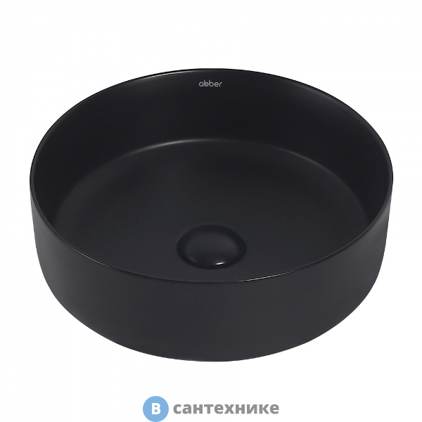 Раковина ABBER Bequem AC2108MB черная матовая накладная