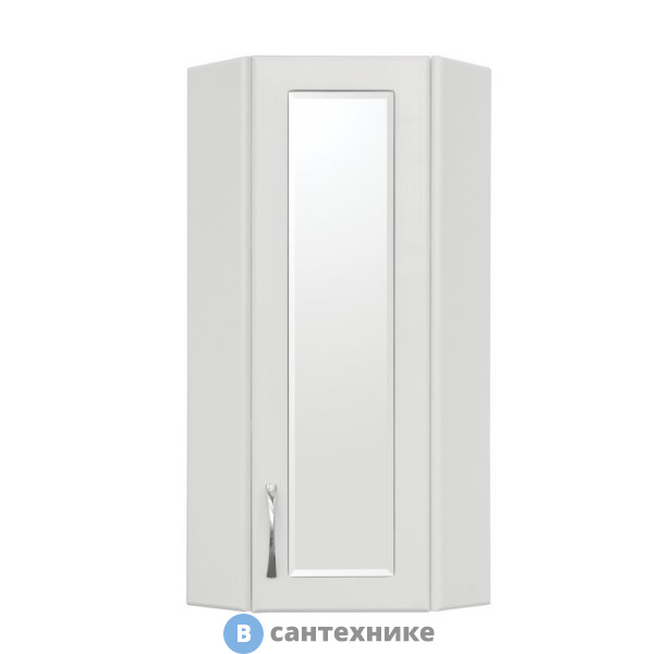 Подвесной шкаф Style line 300/800 угловой (зеркальная вставка) (4650134471342)