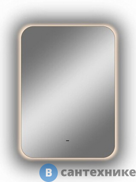 картинка Зеркало Континент Burzhe Led 500х700 с функцией антизапотевания, холодная подсветка (ЗЛП2287)