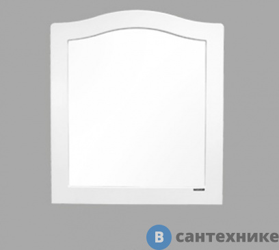 картинка Зеркало Comforty Монако-80 белый глянец